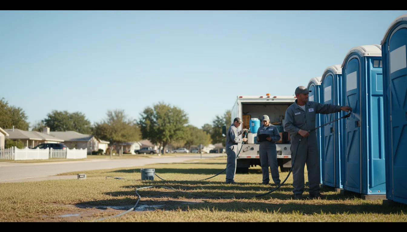 Long-Term Portable Toilet Rental in Evansville, IL near me